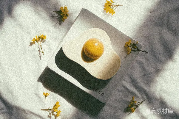 高清摄影 创意煎蛋造型甜品
