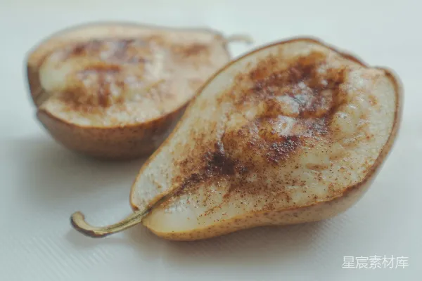 高清摄影 香烤梨