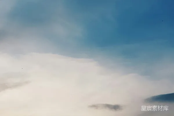 高清摄影 波浪云的天空