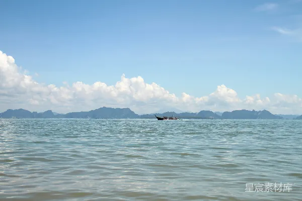 高清摄影 宁静的海上风景