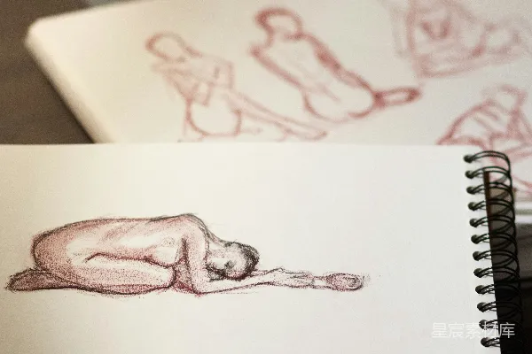 高清摄影 人体素描练习 - 睡眠姿态