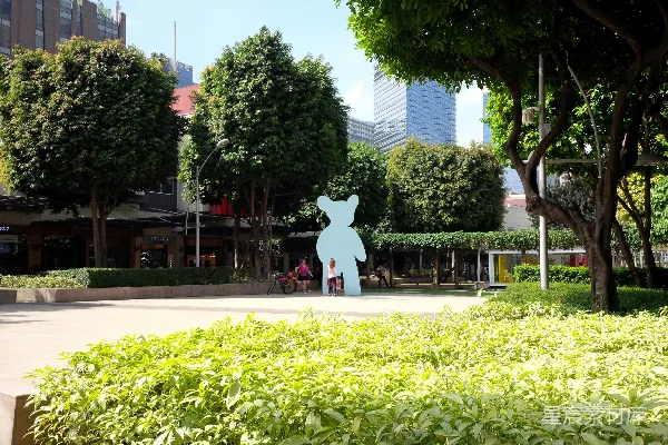 高清摄影 城市公园的午后时光