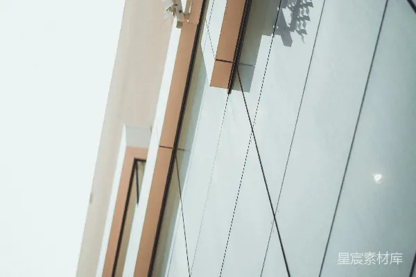 高清摄影 现代建筑玻璃幕墙特写