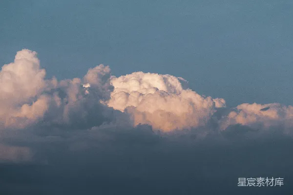 高清摄影 夕阳下的云海