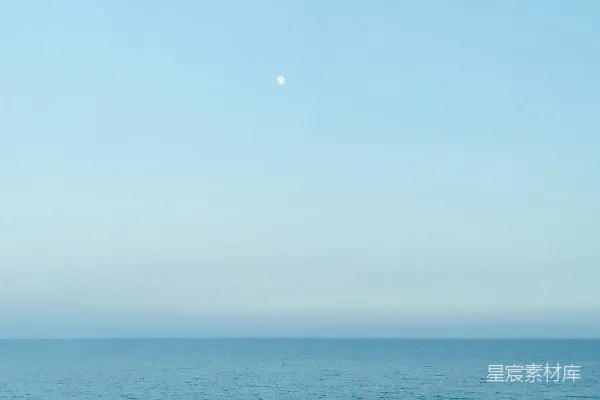高清摄影 黄昏时分的海边景色
