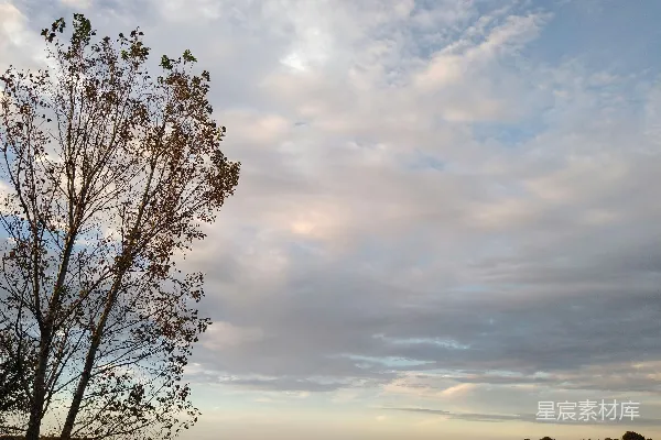 高清摄影 秋日黄昏的天空