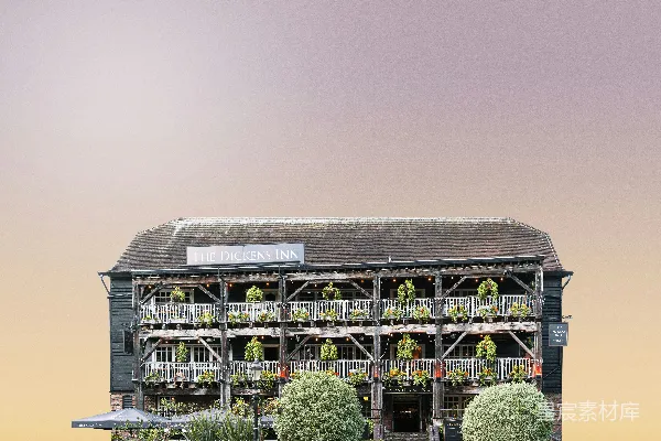 高清摄影 The Dickens Inn：古典建筑下的温馨花园