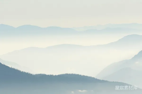 高清摄影 山峦雾海
