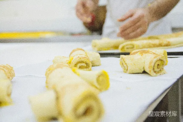 高清摄影 新鲜出炉的卷饼制作