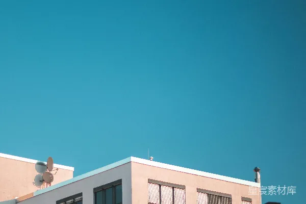 高清摄影 蓝天下的建筑
