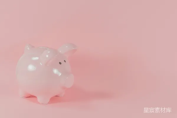 高清摄影 粉色小猪存钱罐