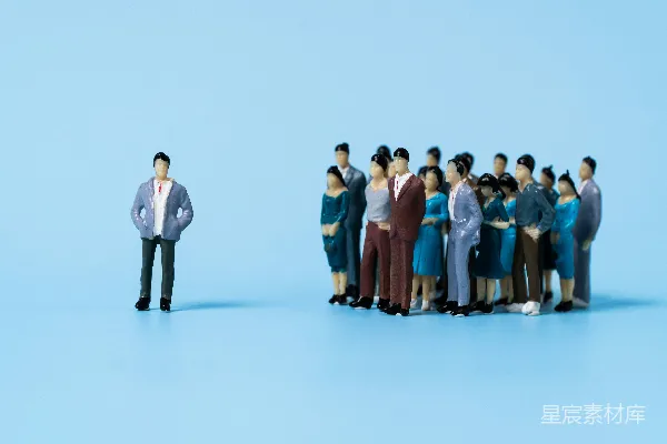 高清摄影 孤独的个体与群体