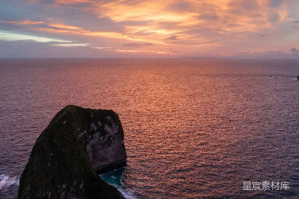 高清摄影 日落时分的海角奇景