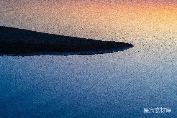 高清摄影 日落沙漠剪影