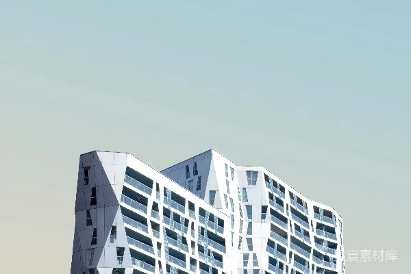 高清摄影 现代建筑：几何美学与自然光线
