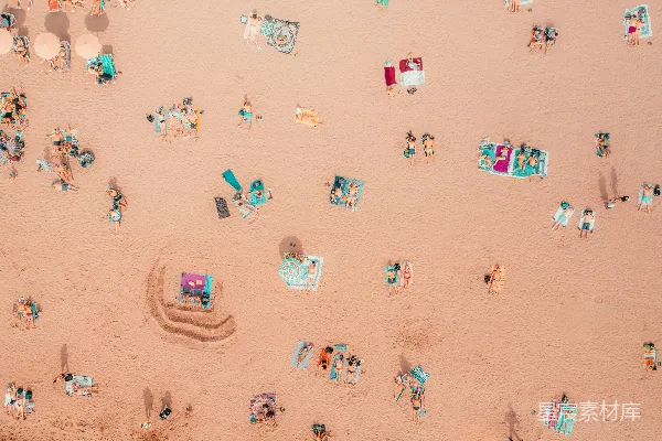 高清摄影 海滩上的夏日时光