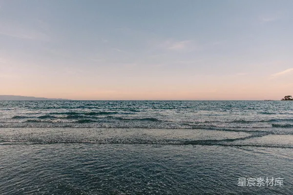 高清摄影 宁静的海滩日落