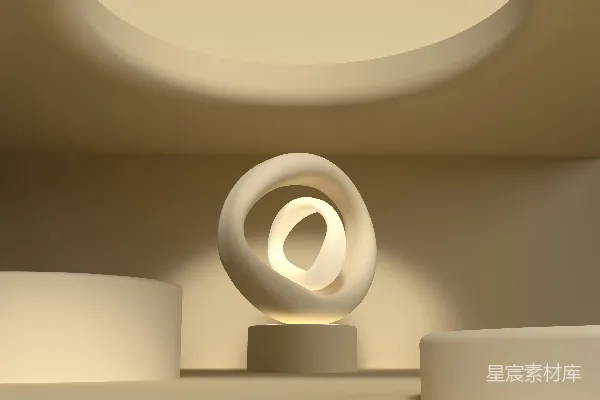高清摄影 简约几何雕塑的光影艺术