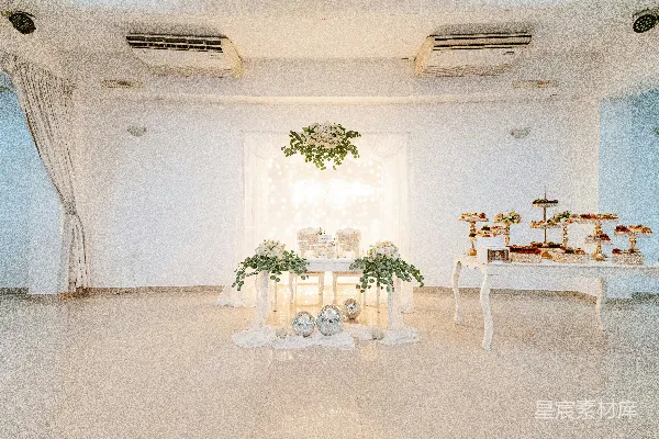 高清摄影 浪漫婚礼布置