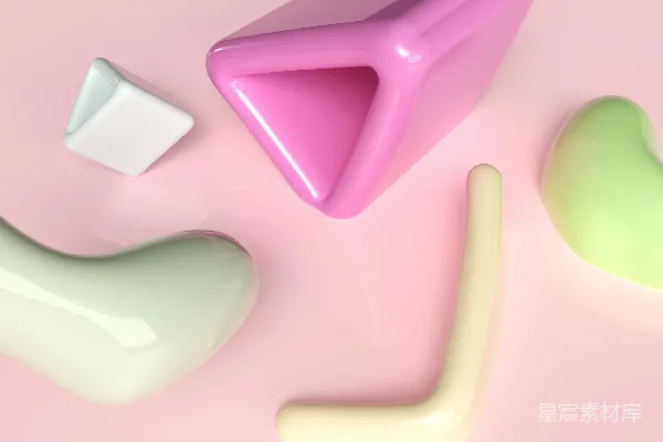 高清摄影 粉色系几何抽象艺术