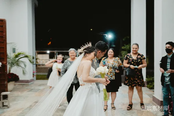 高清摄影 幸福的婚礼之夜