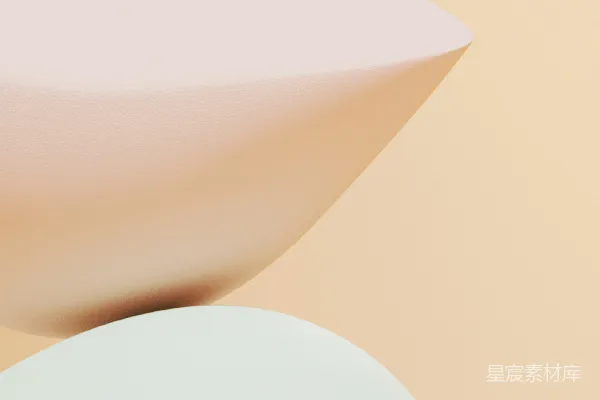 高清摄影 柔和几何体的抽象艺术