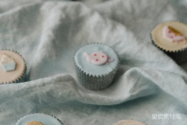 高清摄影 手工创意纸杯蛋糕