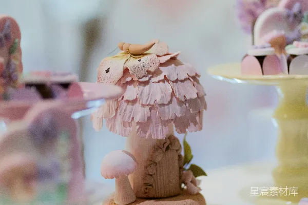 高清摄影 梦幻森林主题蛋糕