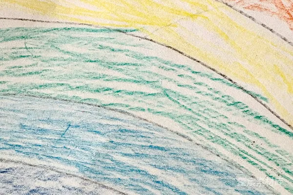 高清摄影 抽象色彩线条画
