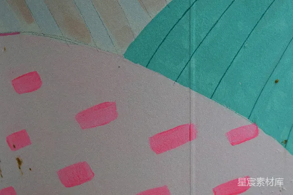 高清摄影 抽象几何墙面艺术