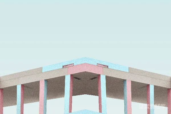 高清摄影 抽象建筑线条