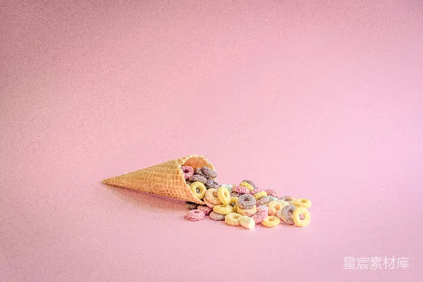 高清摄影 甜心环形麦片