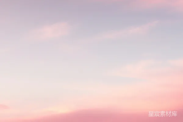 高清摄影 粉红色的天空