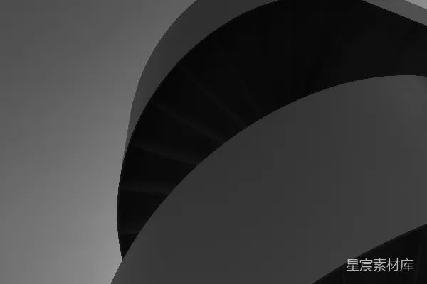 高清摄影 螺旋楼梯的几何之美