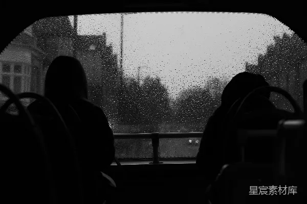 高清摄影 雨中旅途