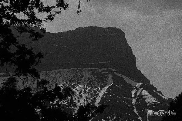 高清摄影 山峰剪影