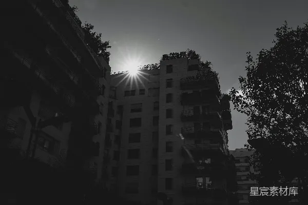高清摄影 城市中的阳光