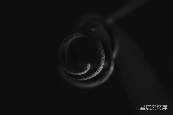 高清摄影 螺旋金属细节