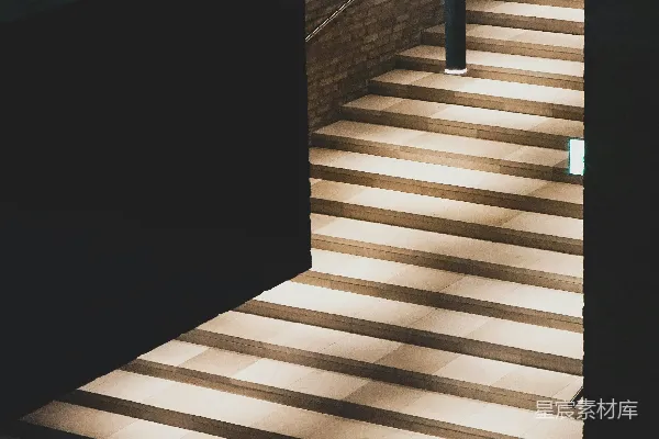 高清摄影 昏暗中的楼梯