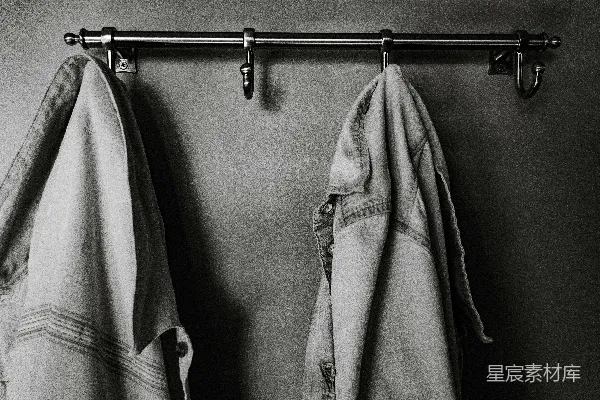 高清摄影 晾衣架上的衣物