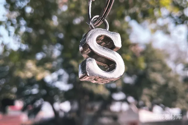 高清摄影 金属螺丝钥匙扣