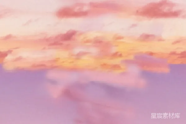 材质纹理 粉彩天际：梦幻般的云层