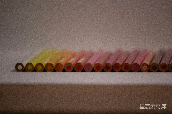 高清摄影 色彩斑斓的铅笔