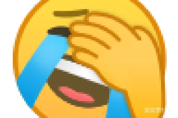 材质纹理 悲痛的黄色笑脸表情包