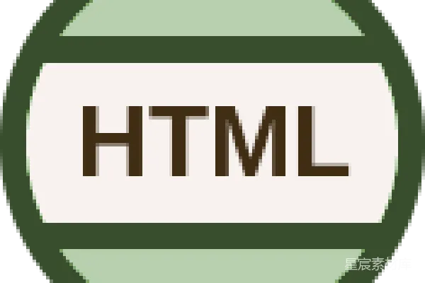 材质纹理 简约圆角HTML图标