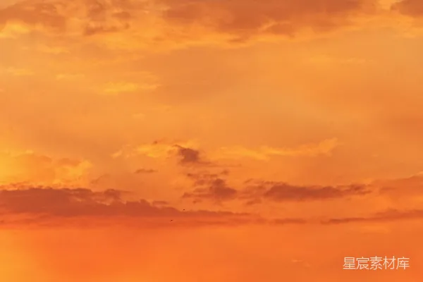 高清摄影 夕阳下的云海