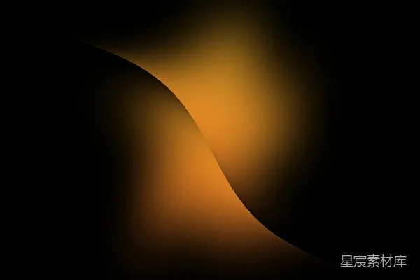高清摄影 抽象渐变橙色曲线