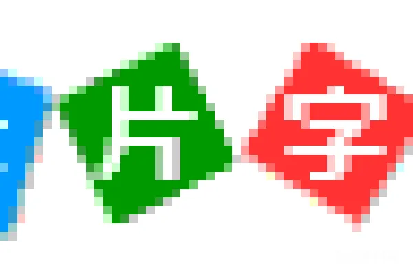 材质纹理 卡通字体设计：彩色卡片风格