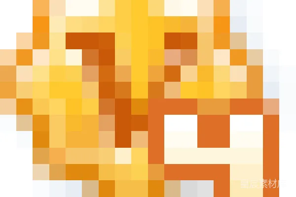 材质纹理 复古像素风数字1-7