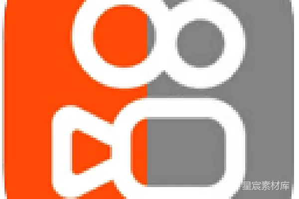 材质纹理 橙灰相机图标